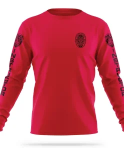 Alternative view of [ALPHARETTA PD] Men's Instructor Utility Long Sleeve [RED/BLK]