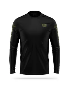 Alternative view of [BORDER PATROL] Men's Utility Long Sleeve [BLK/GRN]
