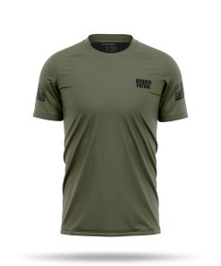 Alternative view of [BORDER PATROL] Men's Utility Shirt [GRN/BLK]