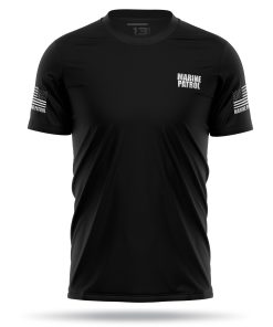 [MARINE PATROL] Reflective Men's Utility Shirt [BLK/REF]